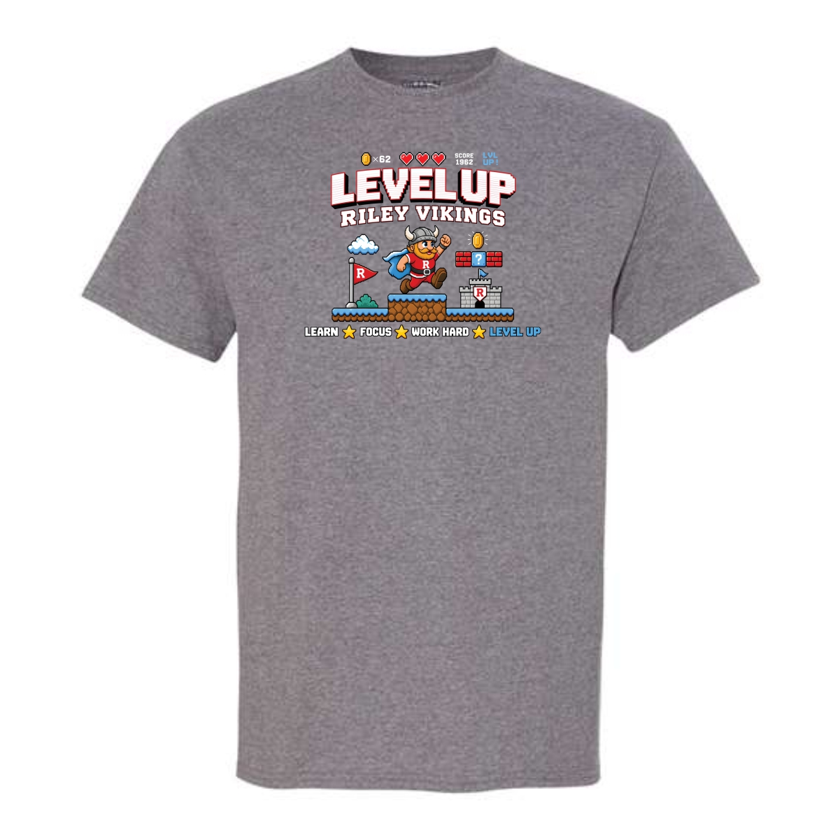 Riley Spiritwear "Level Up" Adult & Youth T-Shirt - Image 2