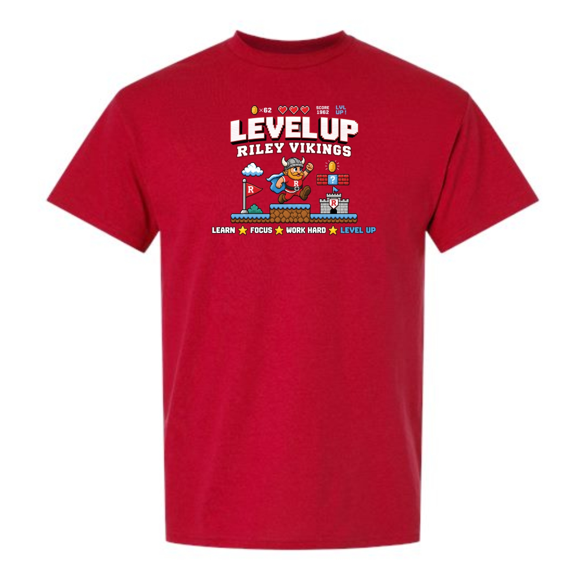 Riley Spiritwear "Level Up" Adult & Youth T-Shirt - Image 3