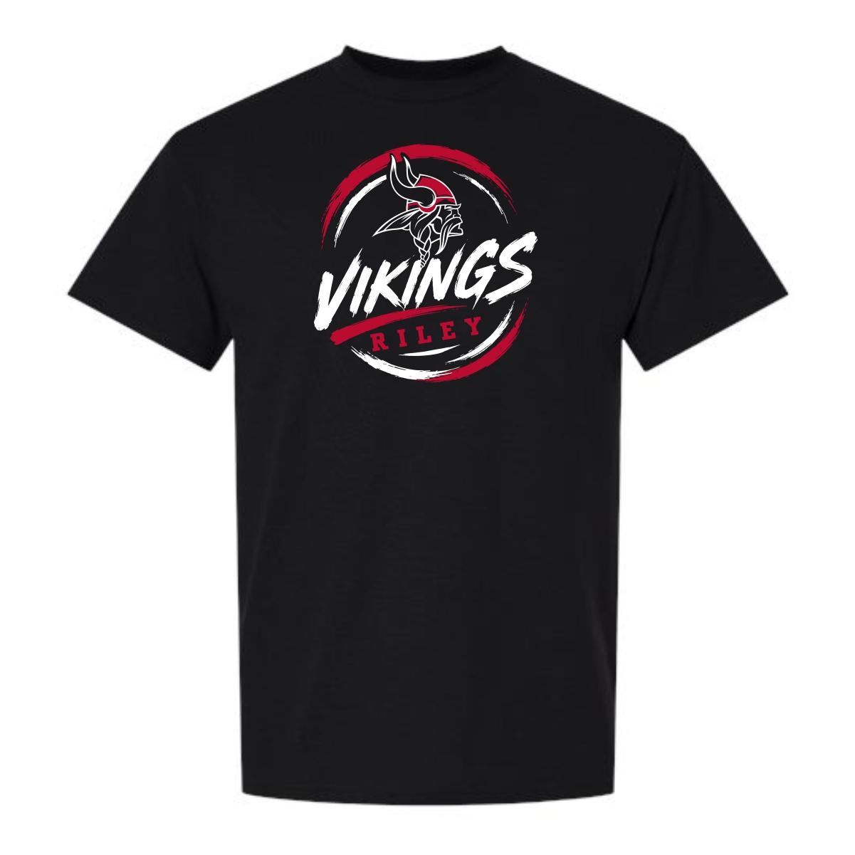 Riley Spiritwear "Vikings Circle" Adult & Youth T-Shirt - Image 2