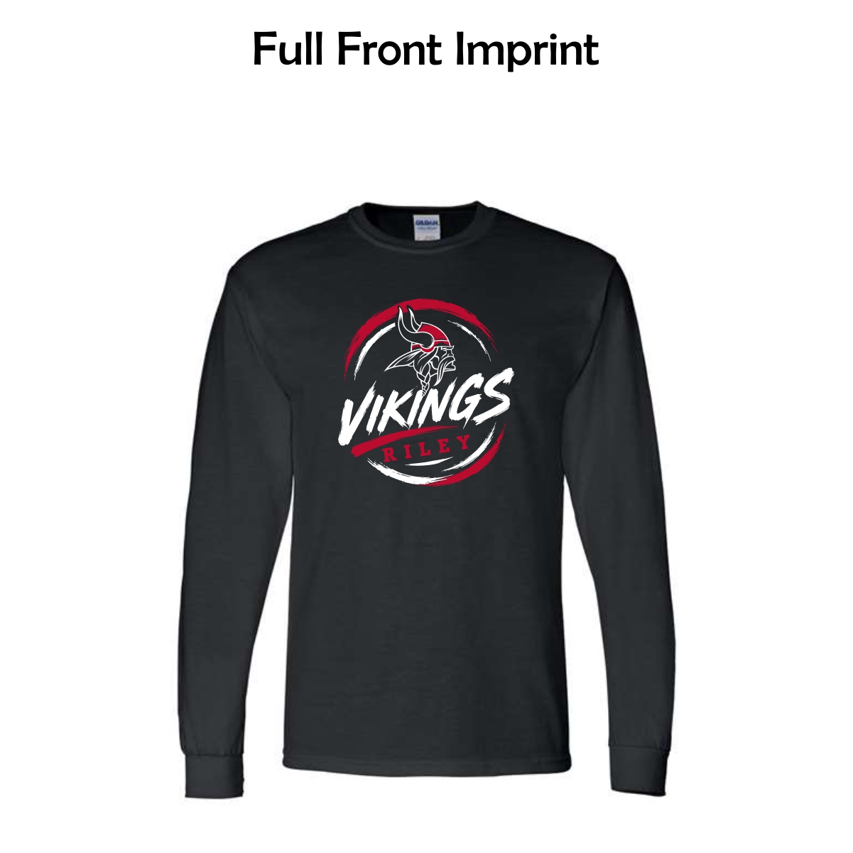 Riley Spiritwear 03 “Vikings Circle” Adult & Youth Long Sleeve T-Shirt