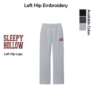 Sleepy Hollow Elementary Adult Open-Bottom Sweatpant