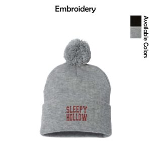 Sleepy Hollow Elementary Cuffed Beanie with Pom-Pom