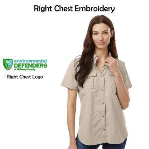 Environmental Defenders Columbia Laides PFG Bahama™ Short Sleeve Shirt