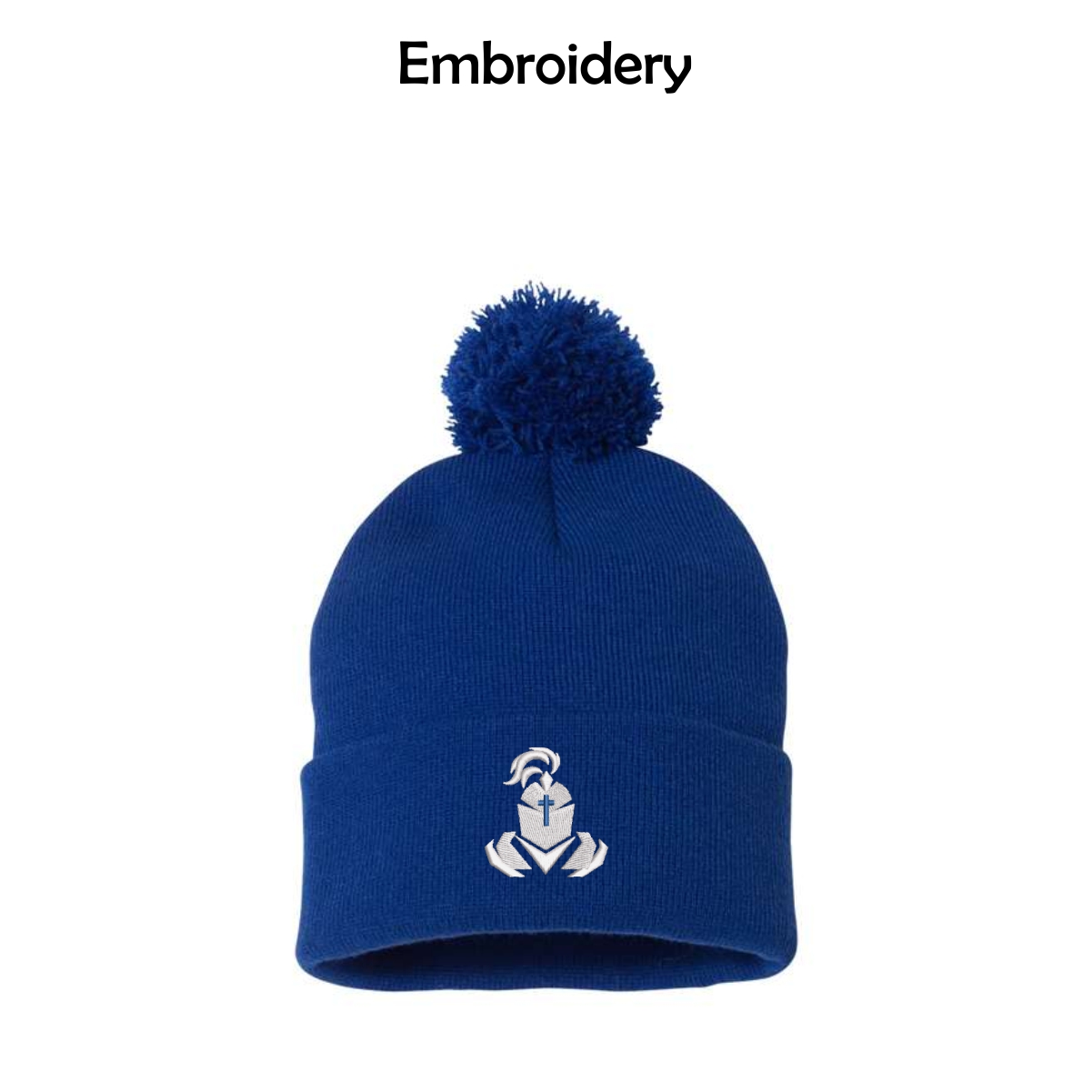 Immanuel Lutheran Sportsman Pom-Pom Cuffed Beanie