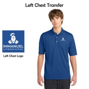 Immanuel Lutheran Adult Sport-Tek Dri-Mesh Polo
