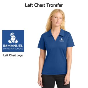 Immanuel Lutheran Ladies Sport-Tek Dri-Mesh V-Neck