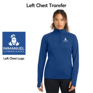 Immanuel Lutheran Ladies Sport-Tek Stretch 1/4-Zip Pullover