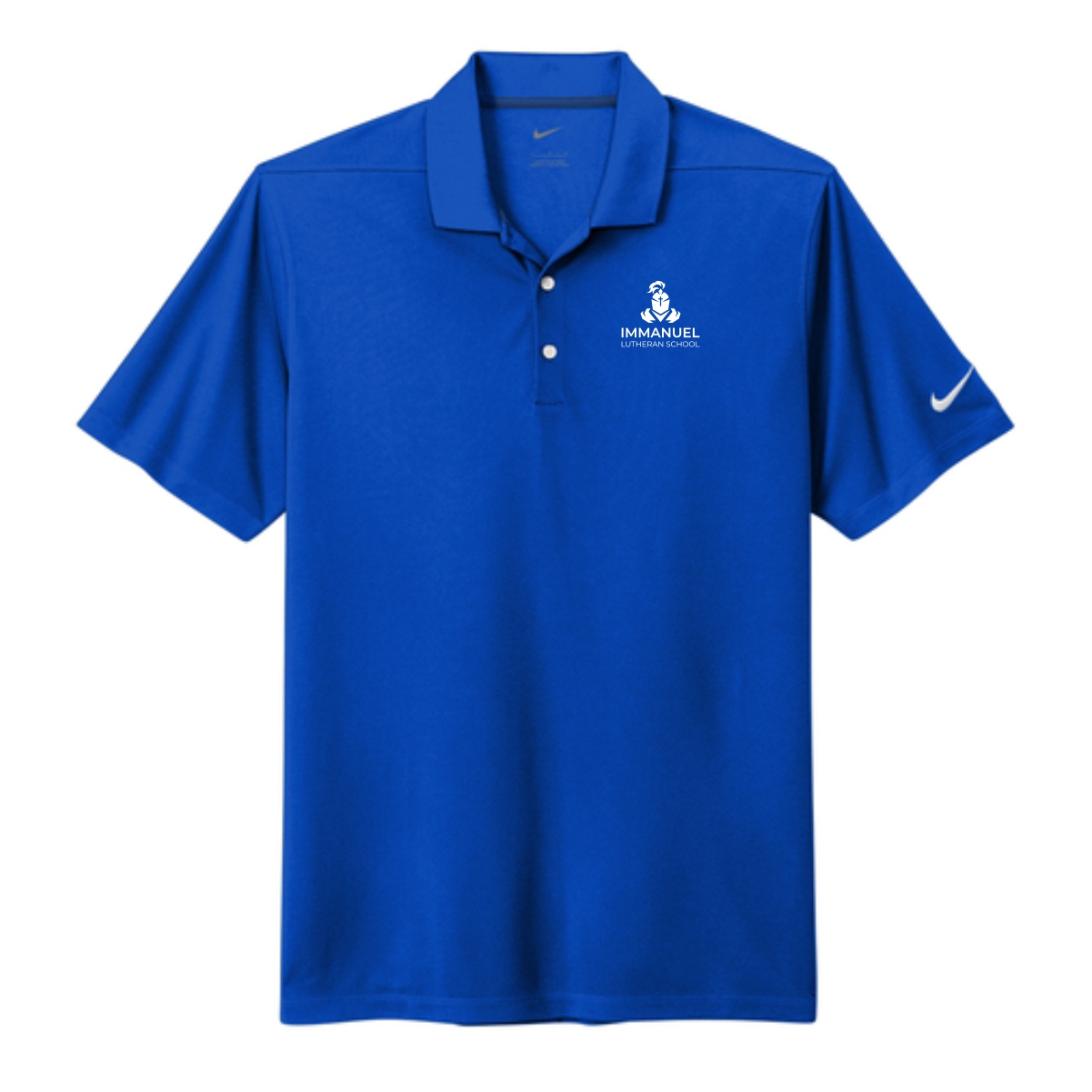 Immanuel Lutheran Adult Nike Dri-FIT Micro Pique 2.0 Polo - Image 2