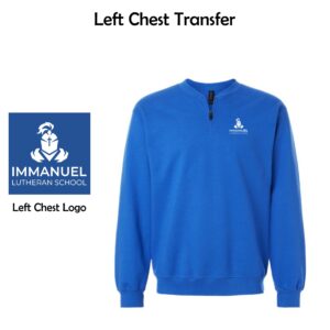 Immanuel Lutheran Adult Midweight Quarter-Zip Sweatshirt