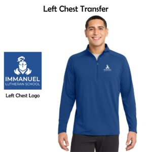 Immanuel Lutheran Adult Sport-Tek Stretch 1/4-Zip Pullover