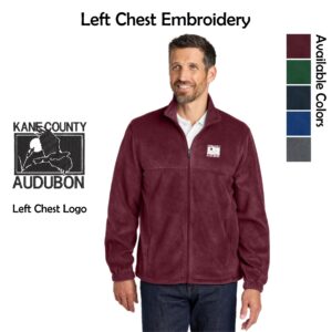 Kane County Audubon Plush Fleece Full-Zip Jacket