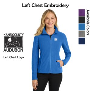 Kane County Audubon Ladies Microfleece Jacket