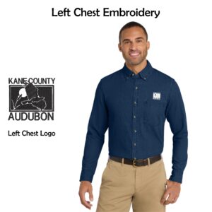 Kane County Audubon Long Sleeve Denim Shirt
