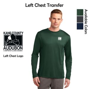 Kane County Audubon Perfomance Long Sleeve Tee