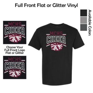 MCHS Cheer Heavyweight Ring Spun Tee