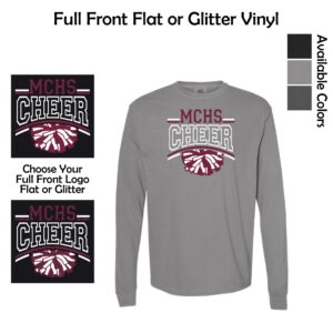 MCHS Cheer Heavyweight Ring Spun Long Sleeve Tee