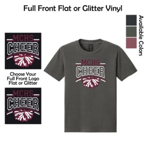 MCHS Cheer BELLA+CANVAS Heavyweight Garment-Dyed Tee