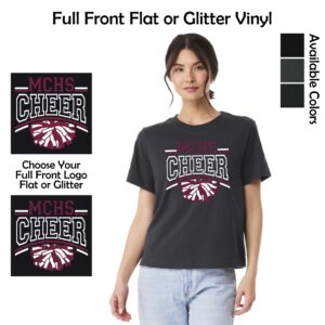 MCHS Cheer Ladies BELLA+CANVAS Heavyweight Tee