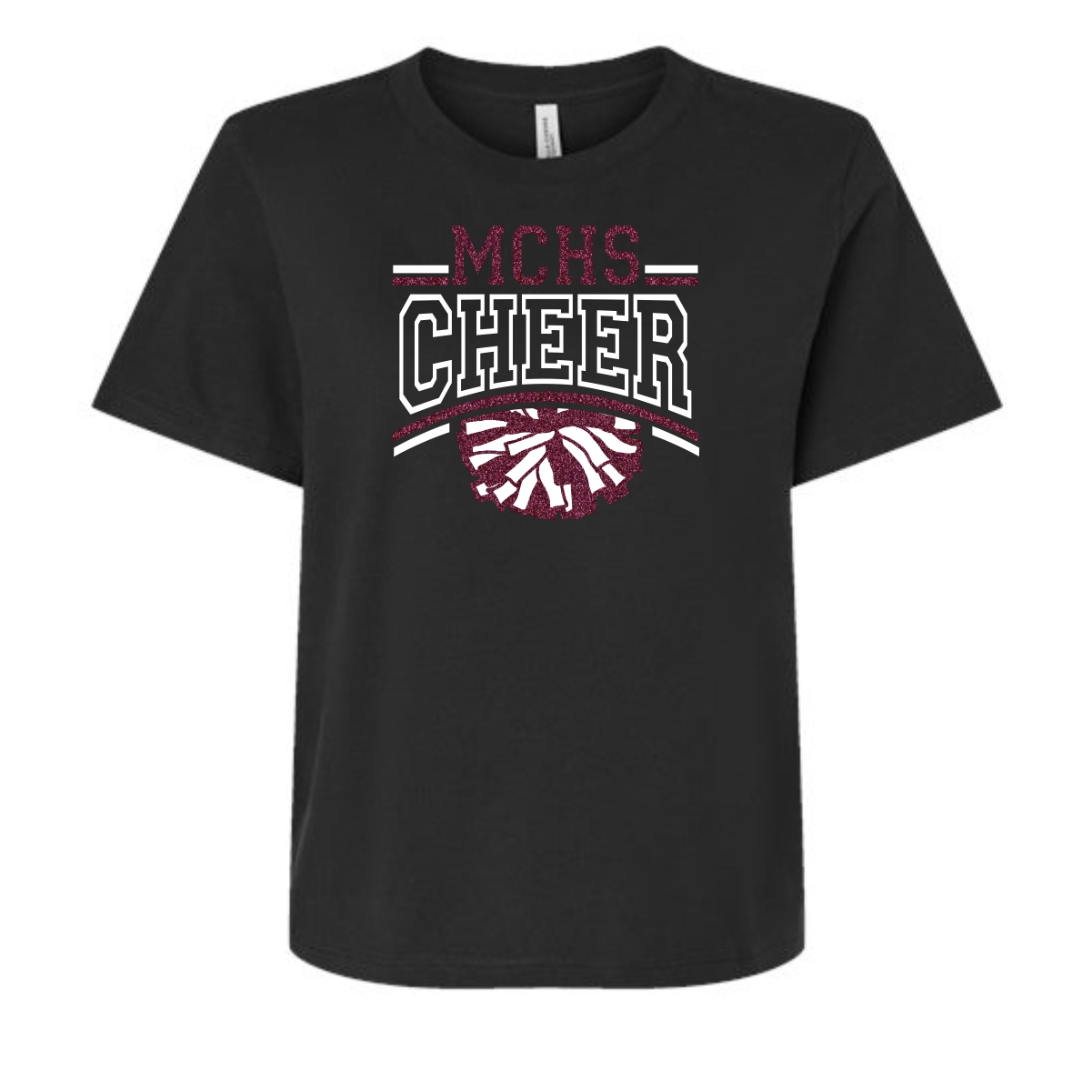 MCHS Cheer Ladies BELLA+CANVAS Heavyweight Tee - Image 4