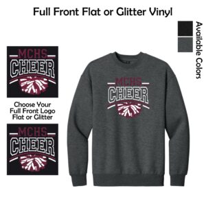 MCHS Cheer District Heavyweight Fleece Crew (Oversized fit)