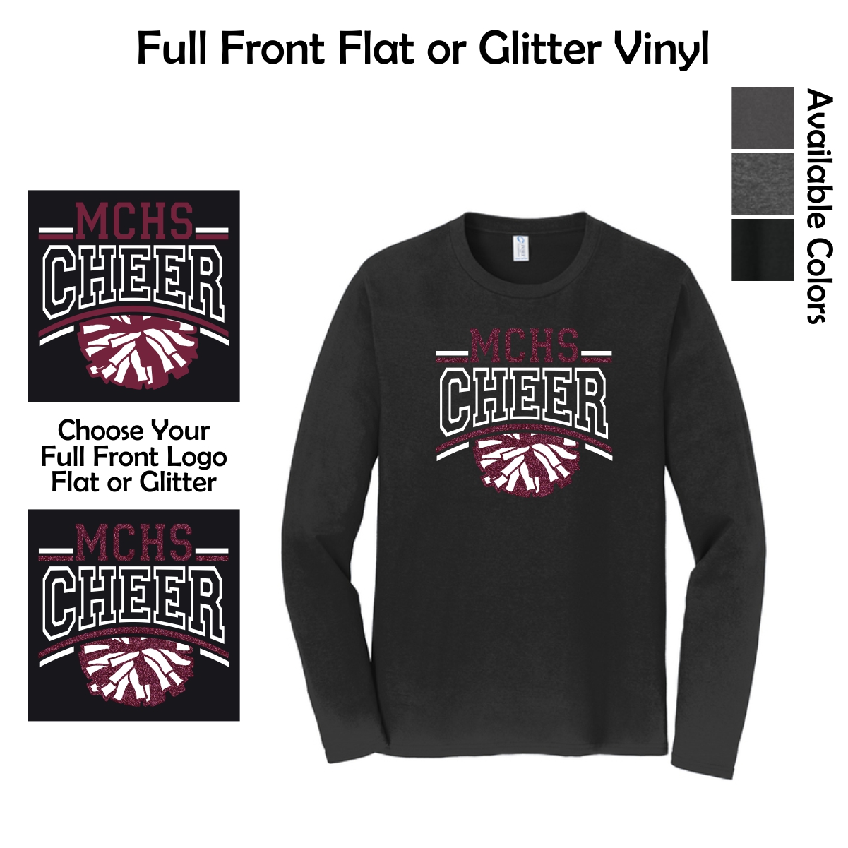 MCHS Cheer Long Sleeve Tee