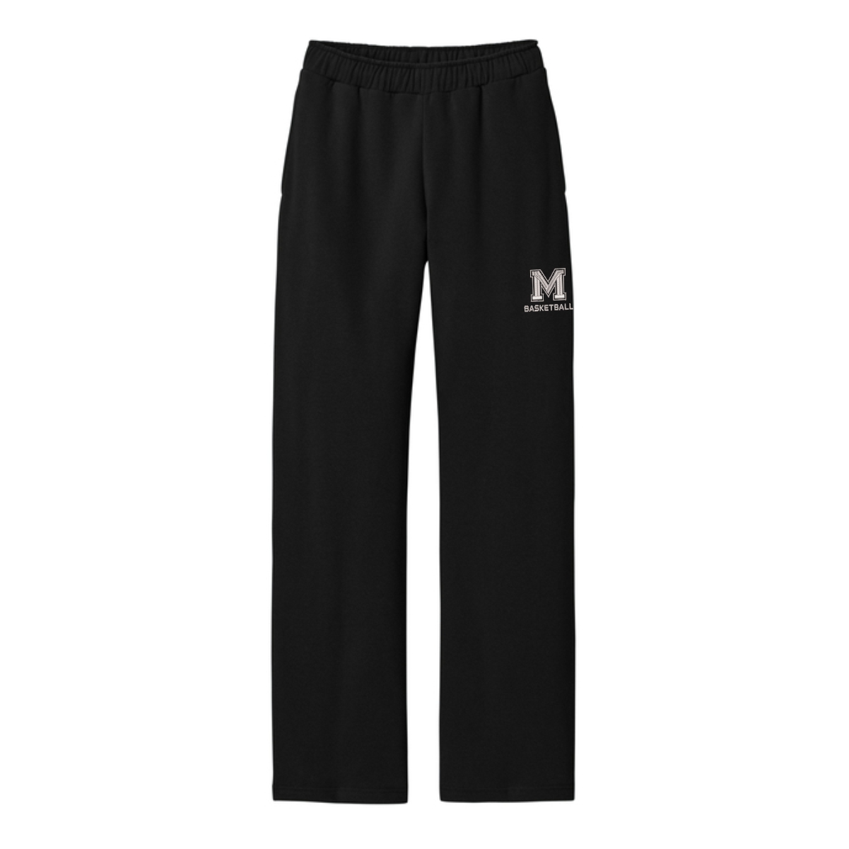 MCHS Girls Basketball Adult District Fleece Open-Bottom Sweatpant - Image 2