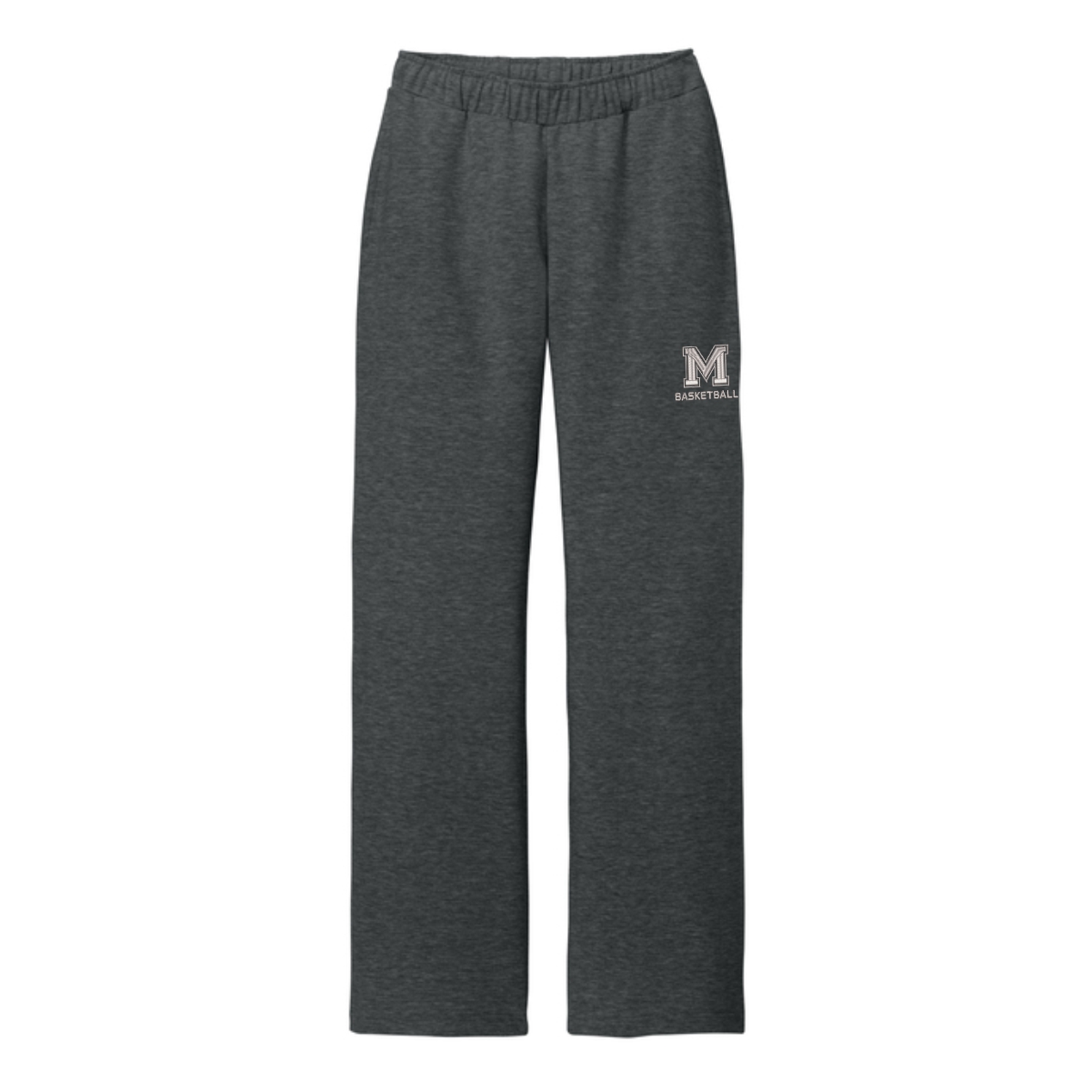 MCHS Girls Basketball Adult District Fleece Open-Bottom Sweatpant - Image 3