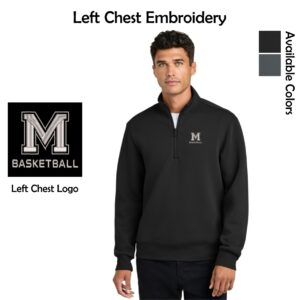 MCHS Girls Basketball Adult Mercer+Mettle Soft Spacer 1/4-Zip