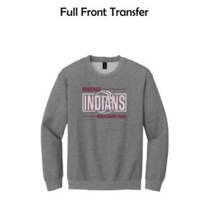 MCHS Girls Basketball Adult Crewneck Sweatshirt