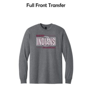 MCHS Girls Basketball Adult Long Sleeve T-Shirt