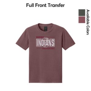 MCHS Girls Basketball Adult Heavyweight Garment-Dyed Tee