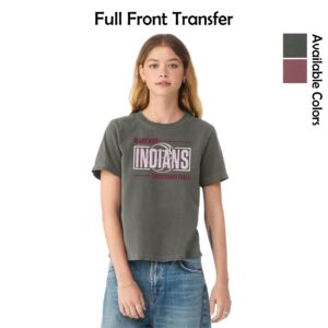 MCHS Girls Basketball Ladies Heavyweight Garment-Dyed Tee