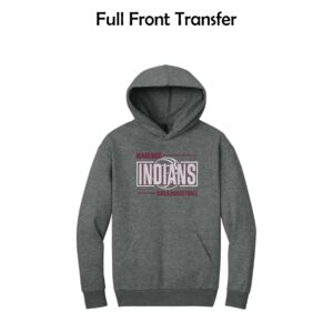 MCHS Girls Basketball Adult District Heavyweight Fleece Hoodie