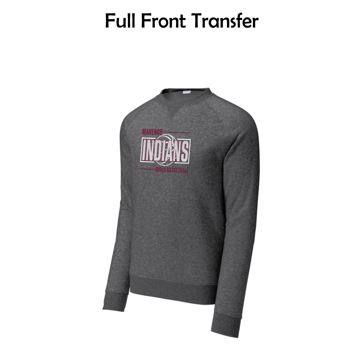 MCHS Girls Basketball Adult Sport-Tek Crewneck