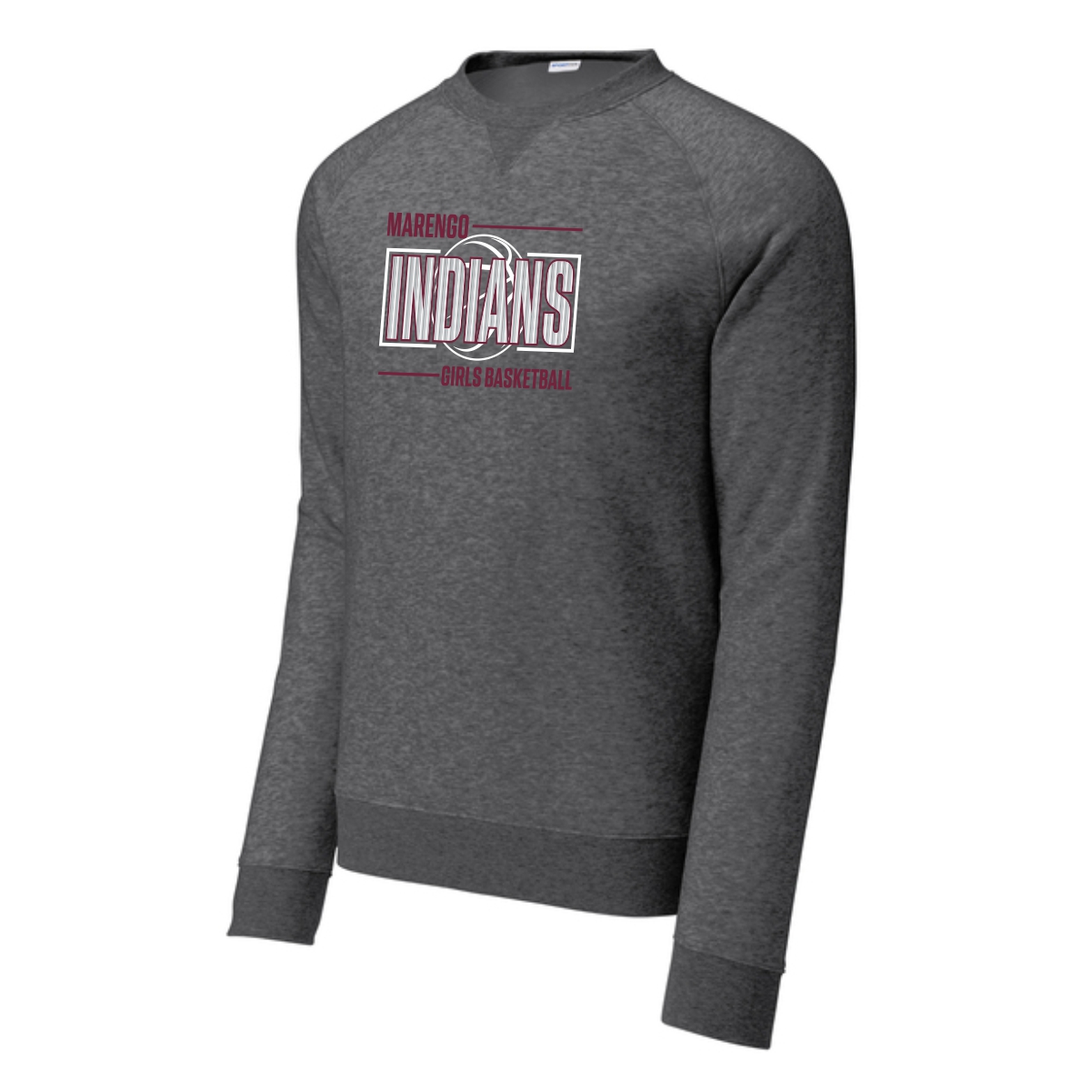 MCHS Girls Basketball Adult Sport-Tek Crewneck - Image 2