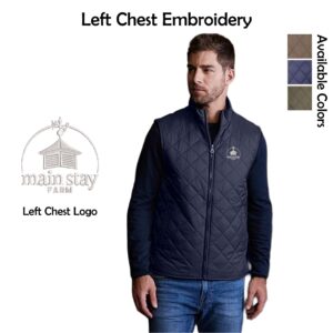 Main Stay Therapeutic Farm Adult Vintage Diamond Quilted Vest