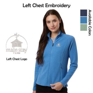 Main Stay Therapeutic Farm Ladies North End Textured Full-Zip