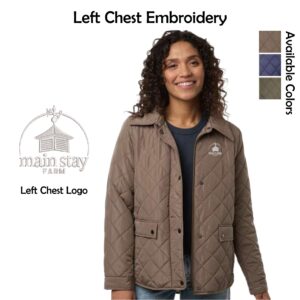 Main Stay Therapeutic Farm Ladies Diamond Quilted Jacket