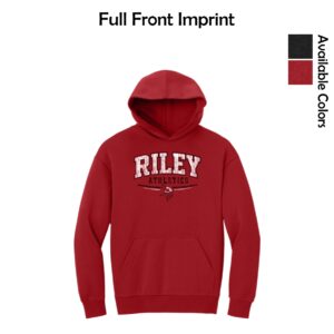 Riley Spiritwear 02 “Athletics” Adult District Heavyweight Fleece Hoodie (Oversized fit)