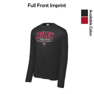 Riley Spiritwear 02 “Athletics” Adult & Youth Long Sleeve Performance Tee