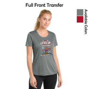 Riley Spiritwear 01 “Level Up” Ladies Performance Tee