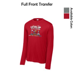Riley Spiritwear 01 “Level Up” Adult & Youth Long Sleeve Performance Tee