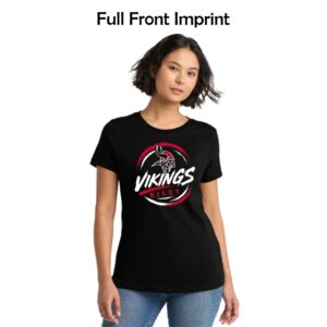 Riley Spiritwear 3 “Vikings Circle” Ladies District Tee