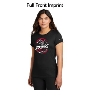 Riley Spiritwear 03 “Vikings Circle” Ladies Nike Performance Tee