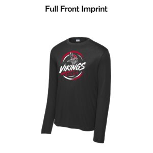 Riley Spiritwear 03 “Vikings Circle” Adult & Youth Long Sleeve Performance Tee