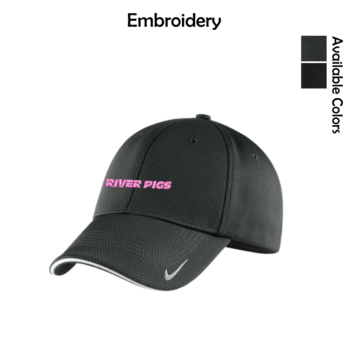 River Pigs Hockey Nike Dri-FIT Stretch Mesh Sandwich Bill Cap