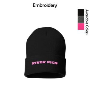River Pigs Hockey Sportsman Solid Cuffed Beanie