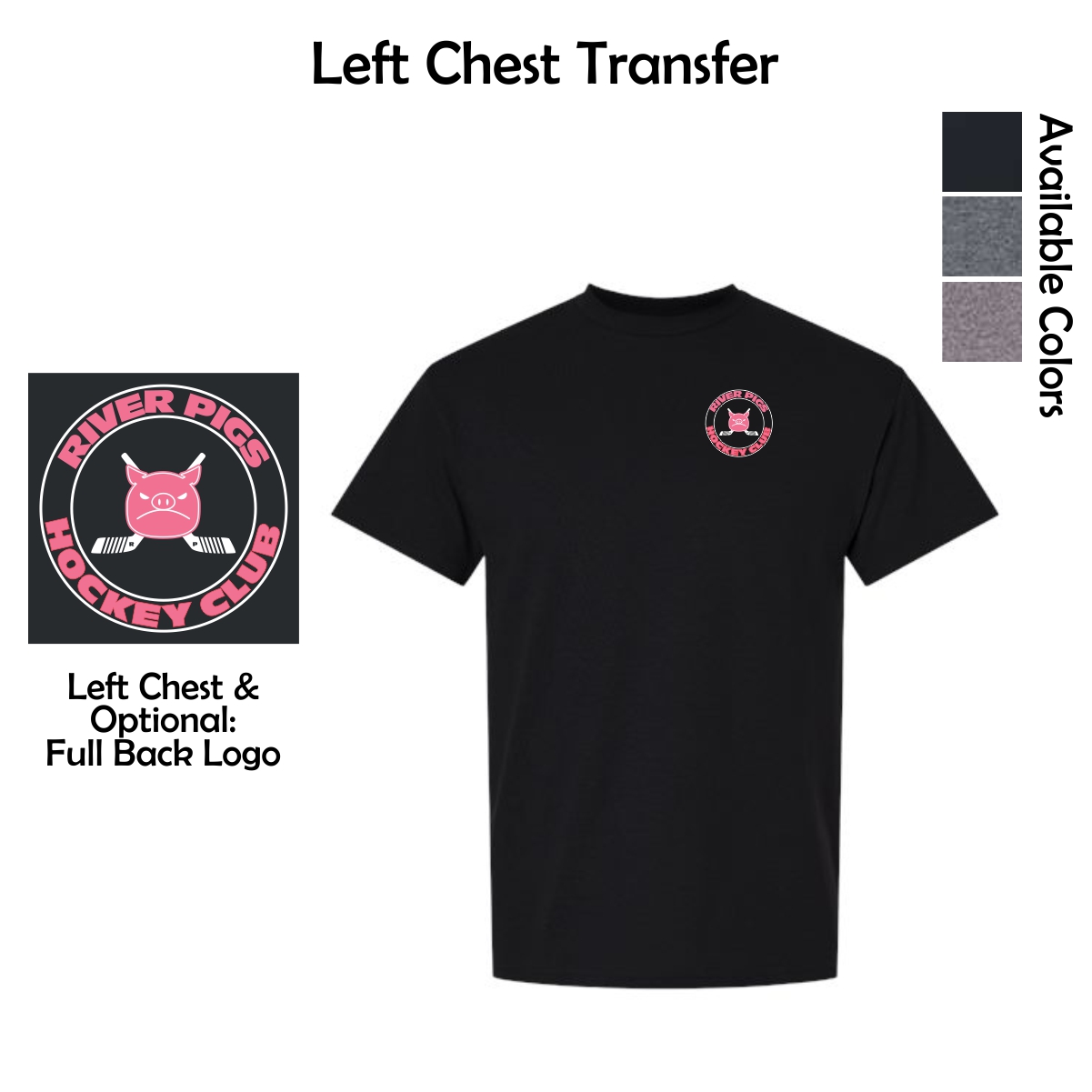 River Pigs Hockey T-Shirt