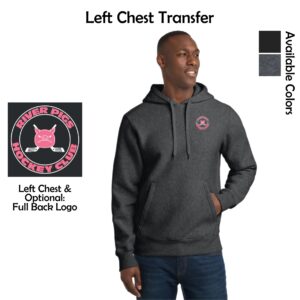 River Pigs Hockey Sport-Tek Super Heavyweight Pullover Hooded Sweatshirt