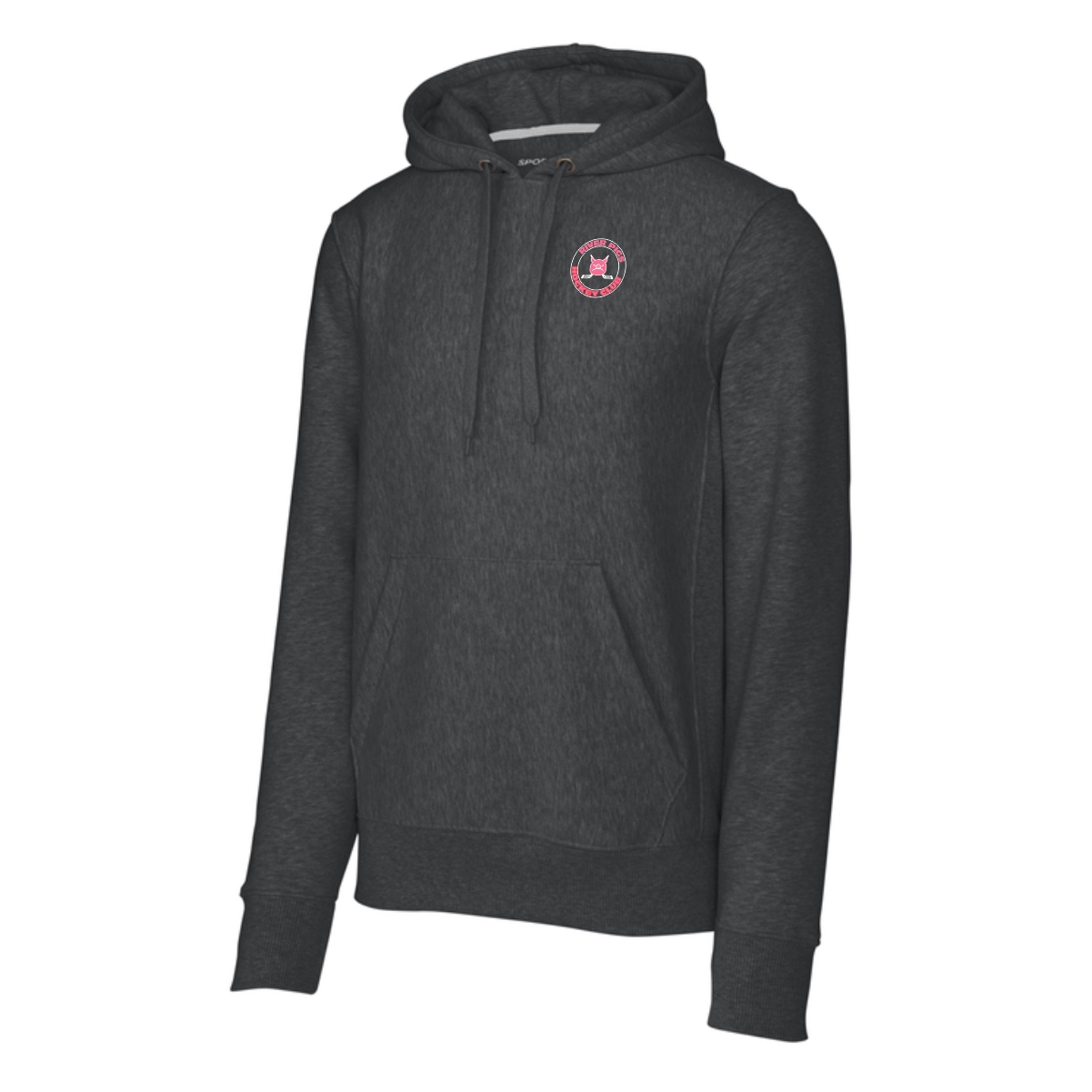 River Pigs Hockey Sport-Tek Super Heavyweight Pullover Hooded Sweatshirt - Image 4